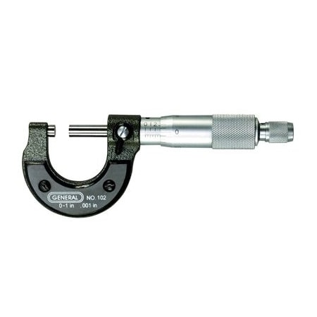 General Tools MICROMETER ADJ 0-1"  .001" GRADS GN102